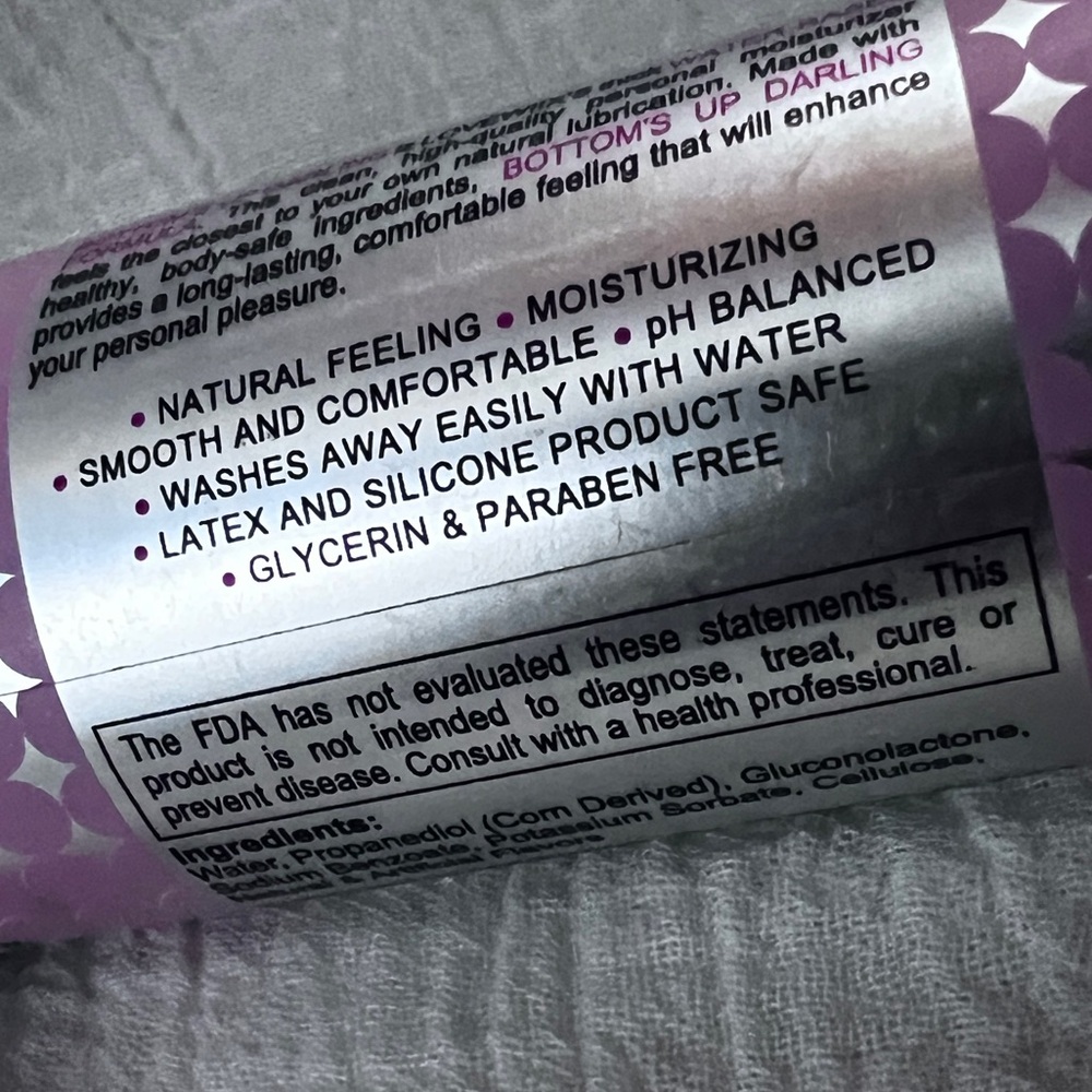 (3) LOVEWINX bottoms up darling thick water based personal moisturizer 4.2oz. - Picture 3 of 7